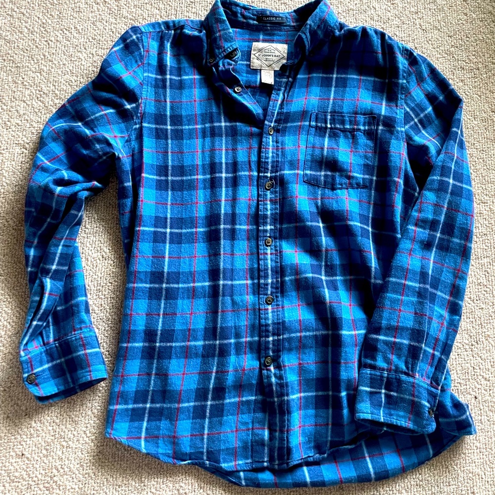 Blue flannel